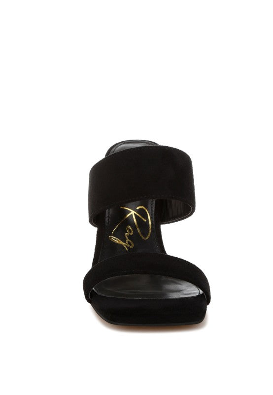Zimeski Sculpted Wedge Slip-On Sandals