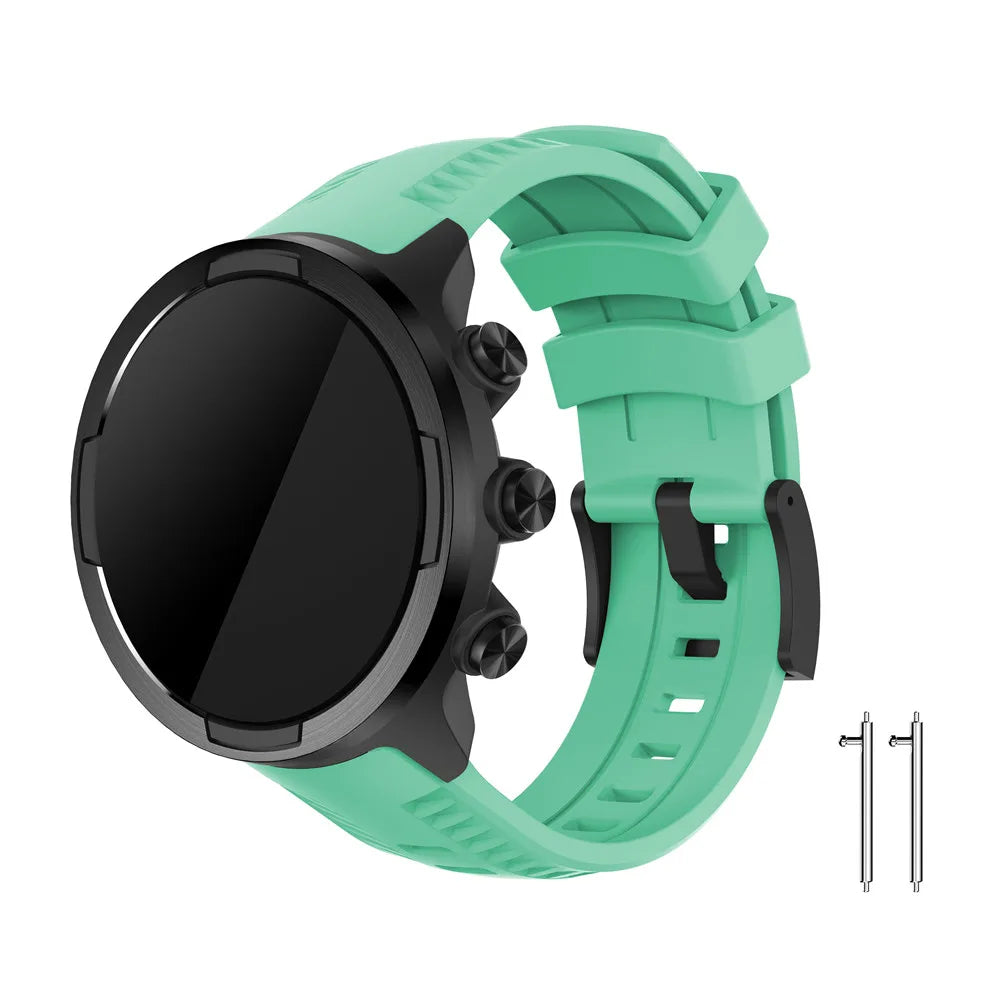 Fashion Silicone original strap 24mm watchband For Suunto 9/9 Baro/D5/Sport baro/spartan sport/Spartan Sport Wrist HR bracelet
