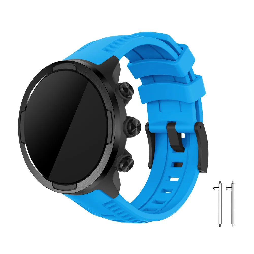 Fashion Silicone original strap 24mm watchband For Suunto 9/9 Baro/D5/Sport baro/spartan sport/Spartan Sport Wrist HR bracelet