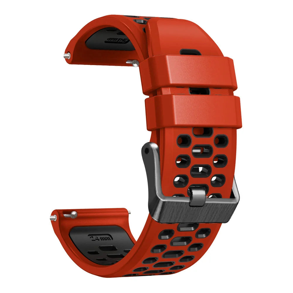 24mm Sport Silicone Strap For Suunto 9 Baro 7 D5 Spartan Sport Smartwatch Replacement Watch band For Spartan Sport Wrist HR/Baro