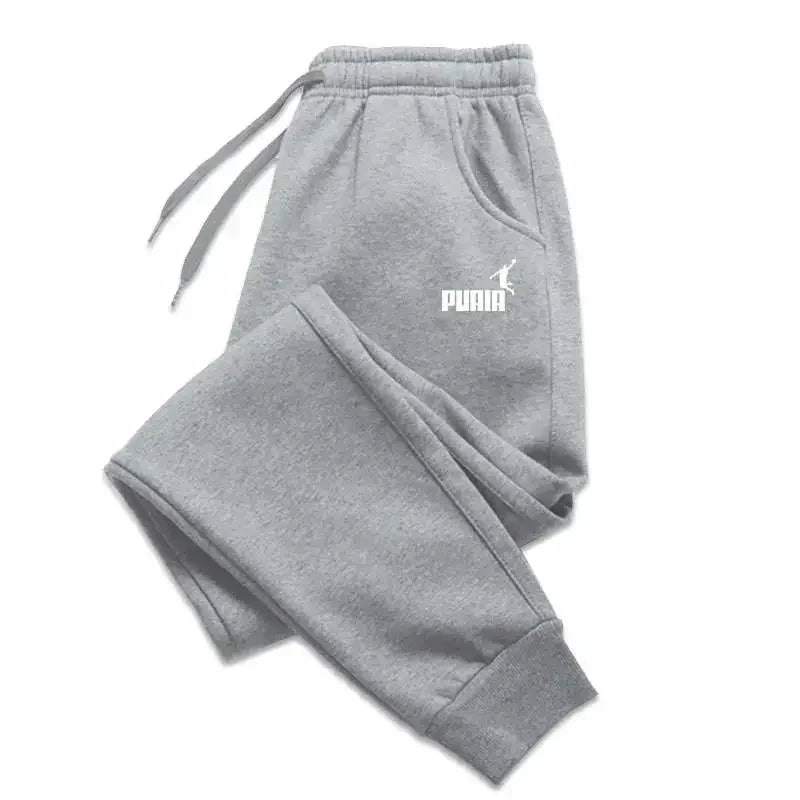 2026 Men's Trousers for Autumn and Winter, Men's Casual Pants, Fashionable Soft Sportswear Pants, Jogging Sports Logo Print