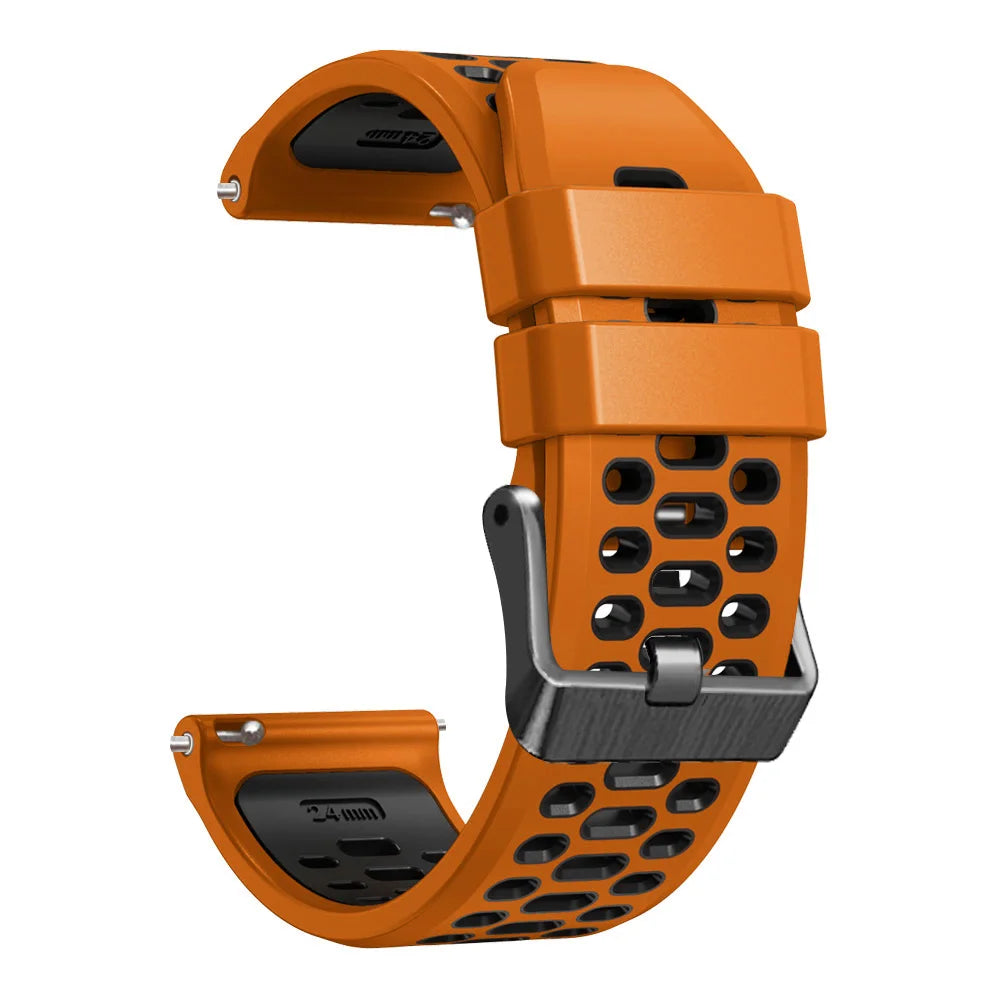 24mm Sport Silicone Strap For Suunto 9 Baro 7 D5 Spartan Sport Smartwatch Replacement Watch band For Spartan Sport Wrist HR/Baro
