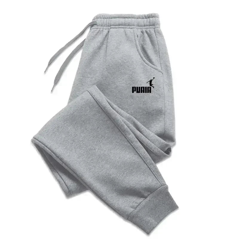 2026 Men's Trousers for Autumn and Winter, Men's Casual Pants, Fashionable Soft Sportswear Pants, Jogging Sports Logo Print