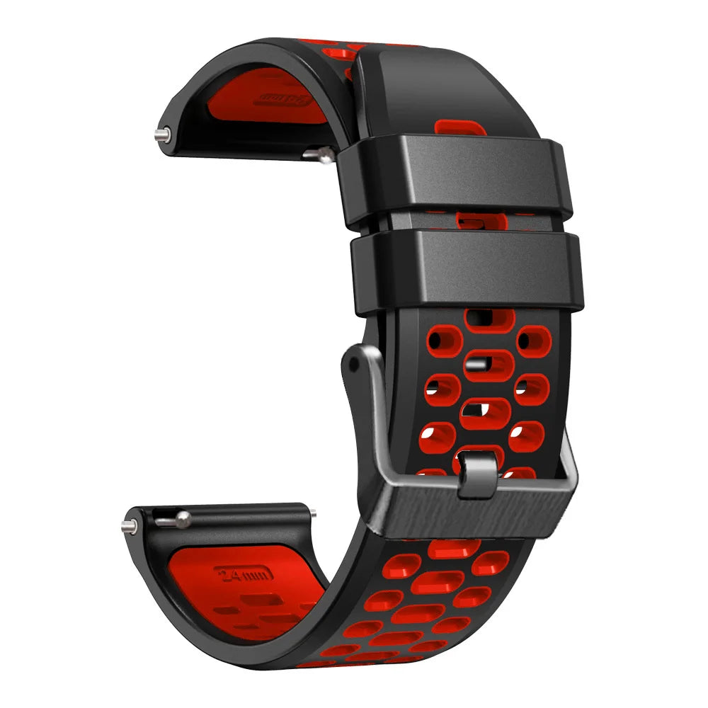 24mm Sport Silicone Strap For Suunto 9 Baro 7 D5 Spartan Sport Smartwatch Replacement Watch band For Spartan Sport Wrist HR/Baro