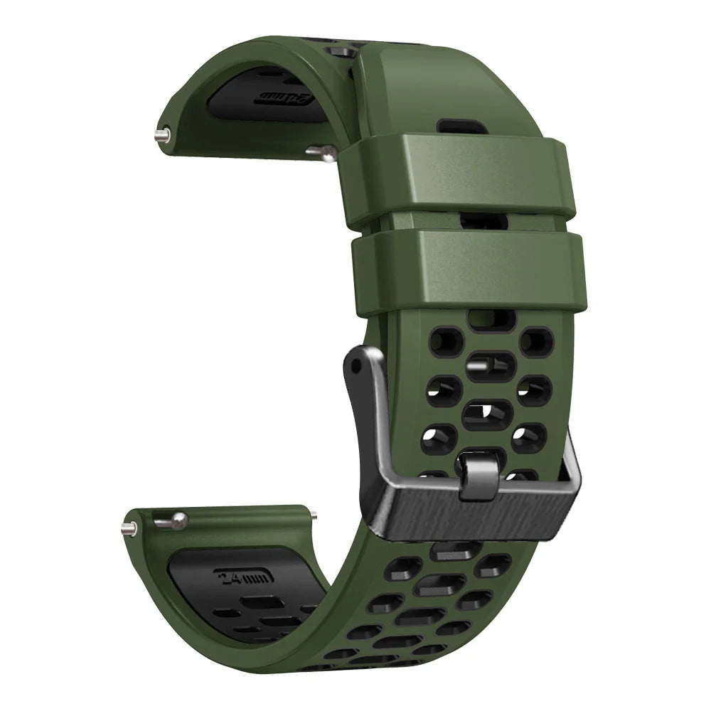 24mm Sport Silicone Strap For Suunto 9 Baro 7 D5 Spartan Sport Smartwatch Replacement Watch band For Spartan Sport Wrist HR/Baro